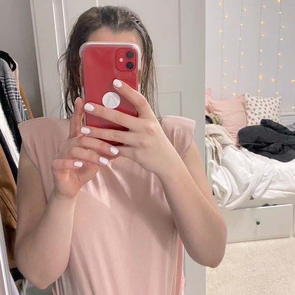 Pink Padded T-Shirt - Picture 2 of 3